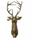 thumbnail image 1 of Escultura de pared con cabeza de animal, decoración de pared, conejo, ciervo, oso, zorro, cabeza de Mickey con gafas, colgante de animal de resina -C, 1 of 3