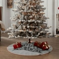 thumbnail image 6 of Kll Not All Who Wander Are Lost2 Christmas Tree Skirt 30",Party Decorations Farmhouse For Christmas Decorations Holiday Party, 6 of 8