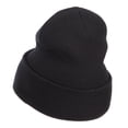 thumbnail image 3 of Astronaut Badge Embroidered Long Beanie - Black OSFM, 3 of 5