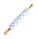 thumbnail image 1 of Pin de rodadura de madera de 1pc útil para hornear en relieve en relieve Pin de pastelería para hornear, 1 of 6