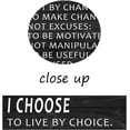 thumbnail image 4 of AatoeaX Inspirational Wall Art Pictures Office Wall Decor Motivational Quotes Canvas Painting I Choose to Live by Choice Artwork Home Decor for Bedroom Living Room Ready to Hang, 4 of 5