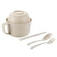 thumbnail image 2 of Six-piece Fiber Ramen Bowl Ramen Noodles For College Dorm RoomFeatures:The set meal includes: you will receive 1 sets of microwave ramen kitchens, including small bowls, large bowls, chopsticks, 2 of 7