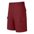 thumbnail image 6 of Men's Lightweight Casual Summer Shorts, Breathable Outdoor Relaxed Fit Bottoms,Brick Red,XXL, 6 of 9