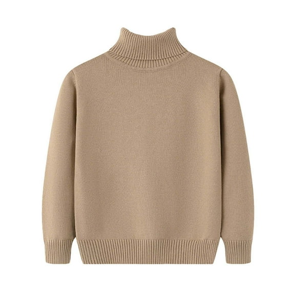 DxhmoneyHX Boys Sweater Fashion Turtleneck High Collar Cotton Long Sleeve Blouses Soft Comfy Warm Lightweight Going Out Tops Winter Outfits Size 12 Years