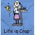 thumbnail image 2 of Weight Gain Scale Fitness Funny Women's Graphic T Shirt Tees Brisco Brands L, 2 of 6