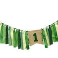 thumbnail image 5 of IBASETOY 1Set Green Dining Chair Banner Decorative Bunting Banner for Party Decoration with Fray Resistant Ribbons, 5 of 6
