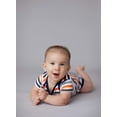 thumbnail image 2 of Luvable Friends Baby Boy Cotton Bodysuits 5pk, Football, 3-6 Months, 2 of 2