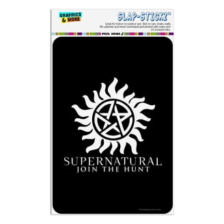 Lot De 2 Autocollants Anti-Possession Supernatural – 10 Cm, Vinyle Résistant Moto, Skate, Ordinateur