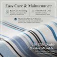 thumbnail image 4 of Coastal Stripes Reversible Duvet Cover Set, 4 of 9