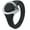 Black & Silver, variant on Silicone Wedding Rings for Women - Rubber Band Replacement - Metal Framed Diamond Pear Collection by Rinfit