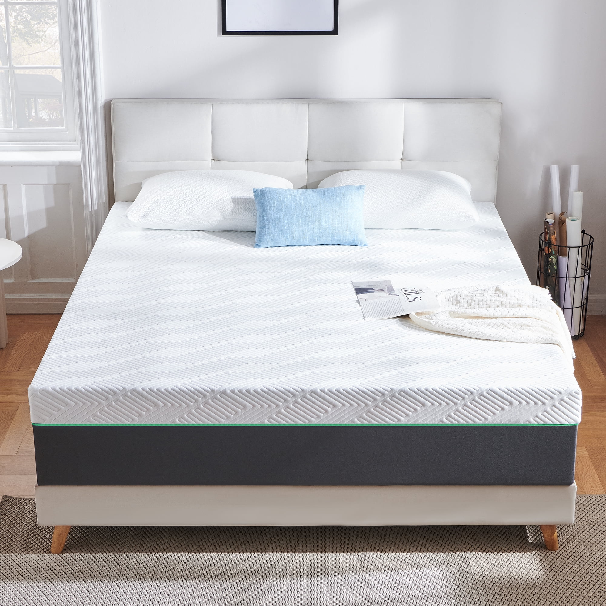 Full Size Mattress, FCCTO 12" Memory Foam Mattress in a Box,Adult