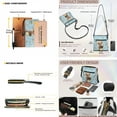 thumbnail image 2 of ZUXONGSY Otter Daisy Flower Print Women's PU Leather Crossbody Hobo Bag & Wallet Set, Adjustable Strap Satchel Purse with Multi-Pockets for Everyday Use, 2 of 5