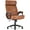 Brown, variant on Click365 Classic Big & Tall Executive Office Chair Bonded Leather Cognac