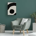 thumbnail image 3 of Canvas Wall Art - Line and Brush 'Circle and Arcs 2' Wall Art for Living Room, Bedroom, or Office Décor by Trademark Fine Art - 12 x 19 Inches, 3 of 4