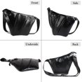 thumbnail image 2 of Bolso Bandolera para Hombre ZHAOCHENG Impermeable de Cuero Genuino, 2 of 5