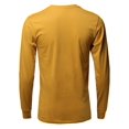 thumbnail image 3 of FashionOutfit Men's Causal Solid Basic 100% Ring Spun Cotton Long Sleeve T-shirt, 3 of 4