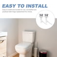thumbnail image 4 of SHISUYAN 2Pcs Toilet Water Tank Push Buttons Sturdy Push Button Rod Closestool Tank Switch, 4 of 9