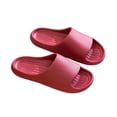 thumbnail image 5 of Womens Red Slide Sandals Lightweight EVA Comfort Cushion Arch Support Waterproof Quick Dry Summer Beach Pool Slippers Outdoor Indoor,Size 4.5-6, 5 of 8