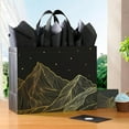 thumbnail image 5 of 13" Large Gift Bags with Tissue Paper, 6 Pack Reusable Non-woven Happy Birthday Gift Bag with Handles, Perfect Gifts for Men & Women (Black, Blue)., 5 of 7