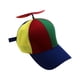 thumbnail image 5 of Sombrero de hélice, novedoso sombrero de sol con libélula, regalo multicolor, gorra de helicóptero para lujo. Ala azul para niños, 5 of 9