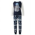 thumbnail image 3 of Traje familiar de Año Nuevo, traje de otoño, una familia de tres, cuatro, traje de dormir navideño de manga larga para el hogar, 3 of 4