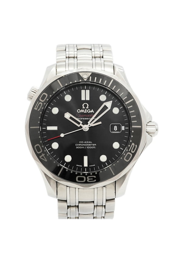 Pre-Owned Omega Seamaster 300 Co-Axial 212.30.41.20.01.003 Black Dial Men's Watch
