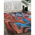 thumbnail image 3 of Ahgly Company Machine Washable Indoor Rectangle Transitional Grey Gray Area Rugs, 5' x 7', 3 of 7