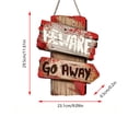 thumbnail image 7 of Halloween Wooden Hanging Sign Spooky Pumpkin NO ENTRY Door Plaque Outdoor Front Porch Yard Decor, 7 of 7