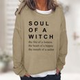 thumbnail image 2 of CEHVOM Women's Spring Fall Printed Long Sleeves Round Neck Casual Tee Tops, 2 of 5