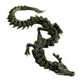 thumbnail image 5 of LOVIVER Tea Pet Dragon Statue Crafts Home Decor Sculpture Bookshelf Symbol of Luck Brass Ornament for Tea Lovers Tea Table Living Room 20cm, 5 of 8