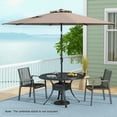 thumbnail image 4 of Gymax 10 ft Patio Umbrella Market Table Umbrella Yard Outdoor w/ 6 Ribs Tan, 4 of 10