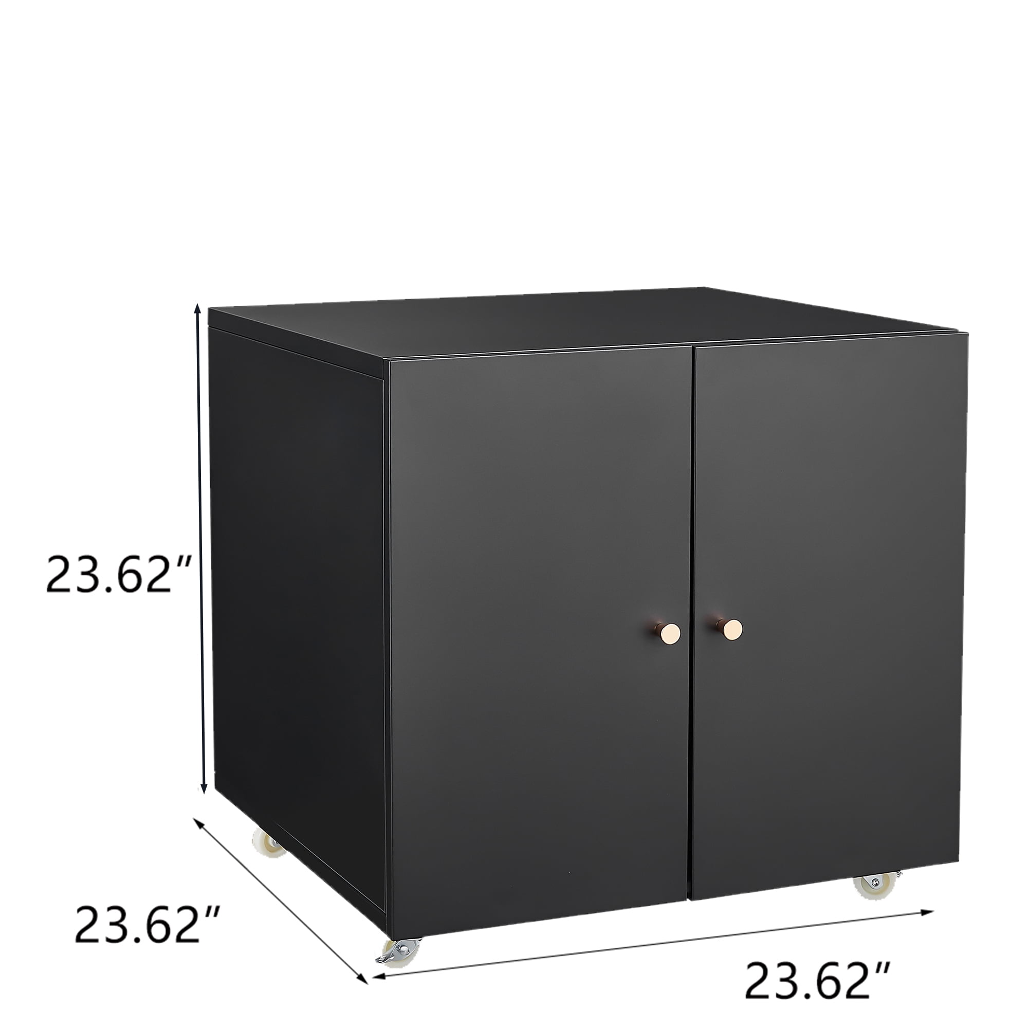 Office furniture Copier Cabinet white 2 door steel copier stand mobile pedestal file Printer Stand