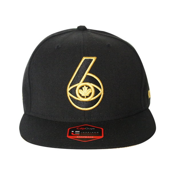 6 Visions - Le Cap Guys TCG / Inspired Exclusives Noir/or Snapback Cap