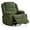 Corduroy | green, variant on Rocking Recliner Chair for Adults – Wide 360° Swivel Rocker Recliner with Cup Holder, Nursery Glider with Deep Seat – Corduroy/PU/Linen – Green/Beige/Black/Gray