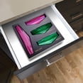 Cozee Bay Bamboo Bag Organizer, Ziploc Food Dispenser for Kitchen ...