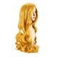 thumbnail image 4 of Pelucas de pelo rizado de onda larga y colorida de 80 cm con flequillo Peluca de cosplay Pelucas de cosplay de anime de estilo Lolita (amarillo), 4 of 5