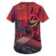 thumbnail image 3 of Hazbin Hotel Más Tamaño Impreso Scrub Uniforme de Trabajo Tops Para las mujeres V-cuello de Navidad Imprimir manga corta Diversión Camisetas Ropa de trabajo Camiseta con bolsillos Rojo/4XL, 3 of 3