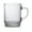 Clear, variant on Duralex Versailles 8.75 oz Mugs for Hot or Cold Beverages, Set of 6, Clear