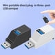 thumbnail image 2 of Seitruly Nuevo Universal Mini 3 puertos USB 2,0/3,0 Hub Laptop PC transmisión de datos de alta velocidad adaptador divisor USB Type10 NO10, 2 of 6