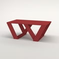 thumbnail image 6 of Ada Home Decor Furniture Burgundy Cole Modern Coffee Table, 6 of 7