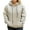 Cream, variant on DOODLE LUXURY DESIGNER HOODIE WITH PUFFY LETTER PRINTING