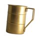 thumbnail image 3 of Taza de cerveza reutilizable para camping, versátil y duradera. Taza de café práctica y portátil. dorado, 3 of 9