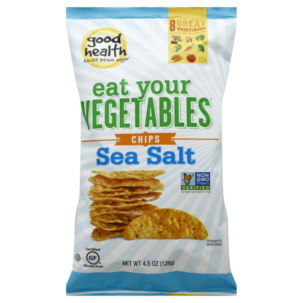 Good Health Eat Your Vegetables Sea Salt Chips, 4.5 Oz.