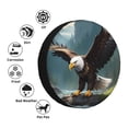thumbnail image 4 of Fotbe Forest River Bald Eagle Funda de Llanta de Repuesto con Estampado, Engrosada, Ajuste Universal para Jeep, Remolque, RV, SUV, Camión-15 inch, 4 of 6