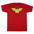 thumbnail image 3 of DC Comics Wonder Woman Men's Classic Superhero Logo Adult T-Shirt, 3 of 5