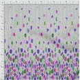 thumbnail image 2 of oneOone Georgette Viscose Fabric Chevron & Brush Stroke Panel Decor Fabric Printed BTY 42 Inch Wide, 2 of 3