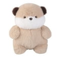 thumbnail image 4 of Animal de peluche de juguete de peluche para dormir, acurrucarse, abrazable, juguete de peluche para bebé, juguete para dormir para vacaciones, sofá, castor, 4 of 9