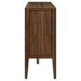 thumbnail image 6 of Nell 72" Glass Door Sideboard Storage Display Cabinet in Walnut, 6 of 9