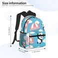 thumbnail image 4 of Fotbe Panda Flying in the Sky Lightweight Casual Laptop Backpack for Men and Women, Daily use Waterproof backpack, Backpack for College, 4 of 8