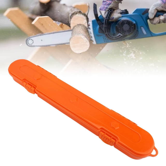 Chainsaw Chain Plastic Case Large Capacity Organizer, Double Row Design, 20 Inch Chains, Universal Portable Saw Storage Case, for Easy Transportation with Comprehensive Guard